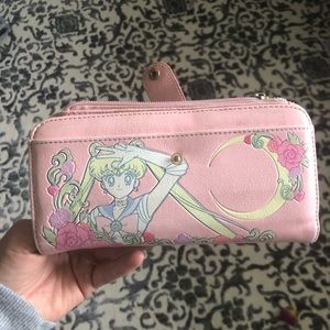 Sailor moon Loungefly wallet (has damage)